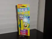 PEZ CANDY & DISPENSER SPONGEBOB SQUAREPANTS CLEAR GLITTER EXP: 11/08/2026