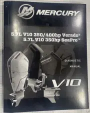 MERCURY OUTBOARD V10 350/400HP DIAGNOSTIC MANUAL 90-8M0205420