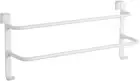 EMKE Double Towel Rail, Bathroom over the Door Hanging Towel Rack with Hooks, St