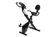 Genki Exercise Bike 4in1 Foldable Bicycle Home Gym Equipment Magnetic Indoor Cycling Trainer Adjustable Resistance LCD Screen