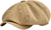 [Generic] Men's Flat Cap Cotton Golf Cabbie Hat