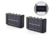 LED Solar Lights Outdoor Garden Light Solar Flood Light Wall Light Two-way Interlace Waterproof Bulk Discount for Multi-Pack