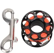 15m Diving Finger Spool, Handle Pulley Spool Reel, Scuba Diving Reel Large Scuba Spool, Plastic Scuba Diving Finger Spool Reel Diver Underwater Accessory