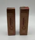 Mineral Fusion Lipstick LOT OF 2 ~ MOLTEN & TEMPTING ~ .137 Oz / 3.9g