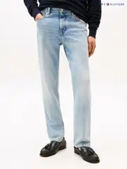 Tommy Hilfiger Blue Denton Faded Straight Leg Jeans (W59108) | $277
