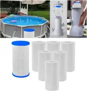 6-Pack Intex Type A or C Replacement Filter Cartridge Intex Swimming Pools