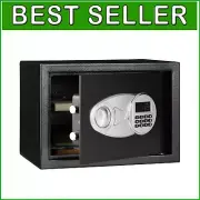 Steel Security Safe - Compact 0.5 Cu. Ft. Design for Valuable Document Storage