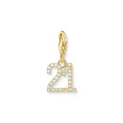 THOMAS SABO Number Charm Pendant "21" Gold