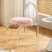 Youngsome Nordic Light Luxury Makeup Chair in Gray Ideal for Bedroom Ins and Casual Use