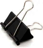 Large Binder Clips 1.6-Inch (24 Pack), Big Paper Clamps Large, Black