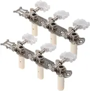 BIUDECO Sturdy Guitar Tuning Keys 1 Set Locking Tuners for Acoustic Folk Electric Guitars Machine Heads Replacement Knobs
