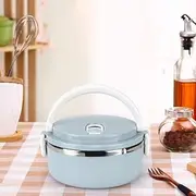 Bento Box, Stainless Steel Large Capacity Leakproof Portable Insulated Lunch Box, Food Container Easy to Carry for Home Camping(Single Layer)