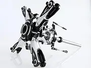 GTBRacing Aircraft T-rex 600 DFC 4 Blades Flybarless Rotor Head Kit for Align Trex 600 RC Helicopter Replacement Part (4 Blades Rotor Head)