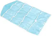 HEALSOPTHY 16 Hanging Bag for Underwear and Socks Blue Over Door Storage Organizer for Closet for Bedroom Bathroom and Living Keeps Clothes Tidy and Clean