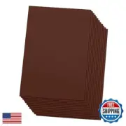 Brown Eva Foam Sheets, 2mm Thick, 6 x 9 Inch, Handicraft Foam Paper for Arts
