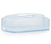 Tupperware Cake Taker Keeper Large Rectangle Rectangular Ice Cube Blue NEW