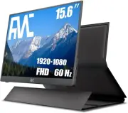 HDR Portable Monitor FMC 15.6 Inch 1080P 100% sRGB USB-C & Mini HDMI +Speakers
