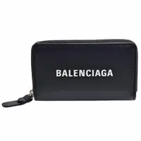 在飛比找momo購物網優惠-【Balenciaga 巴黎世家】經典品牌字母LOGO牛皮拉