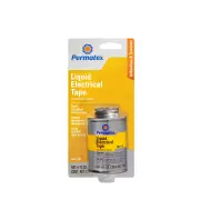 6 x Permatex Liquid Elec Tape Brush Bottles Carded 118ML Weatherproof Protectant