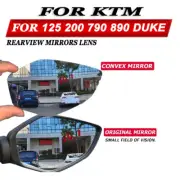 For KTM 125 200 790 890 DUKE 125DUKE 200DUKE Convex Mirror Rearview Mirrors Lens