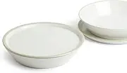 [Royal Doulton] Urban Dining 4-Piece Bowl and Plate/Lid Set, White