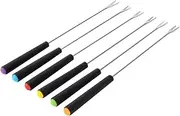 UTHCLO 6Pcs Fondue Dipping Forks Kitchen Tools for Parties Hotels and Home Use for Chocolate Cheese and Fruit Dipping