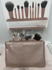 BH Cosmetics Pretty in Pink 10 pcs Brush Set with Cosmetic Bag NEW!!!