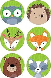 Creative Teaching Press Woodland Friends Cut Outs, 3" (8082)