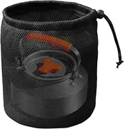 [Generic] Peg Bag,Laundry Pin Holder with Drawstring - Quilt Drying Accessories Elastic Multifunctional Ventilation for Hiking Bathroom Home Backpacking