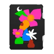 iPad Air 11-inch (M2/M3) Impact Folio Case Flowers by Enrique Larios