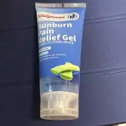 Sunburn Relief Lotion Menthol Based Gel Walgreens Brand