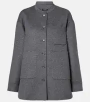 ['S Max Mara] 'S Max Mara Costanza virgin wool jacket UK 12 grey