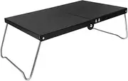 CORHAD Compact Aluminum Alloy Camping Table: Portable Foldable Mini Picnic Table - Potable Folding Small Desk for Outdoor Activities