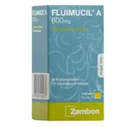 FLUIMUCIL A 600mg Effervescent 10 Tablets Free Shipping World Wide