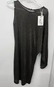 TED BAKER Women’s draped one shoulder dress size 2
