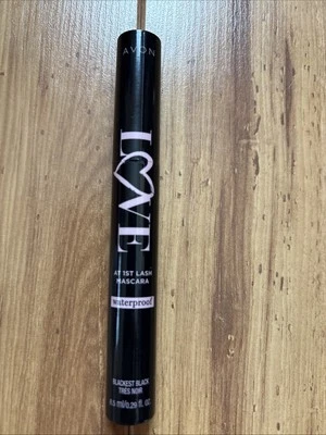 Avon Love At First Lash Waterproof Mascara Blackest Black