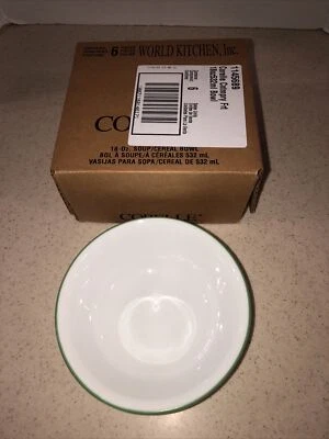 CORELLE VITRELLE CONTEMPORARY FRUITS 6 1/4" CEREAL BOWL'S SET OF 6 NEW