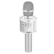 BONAOK Wireless Bluetooth Karaoke Microphone,3-in-1 Portable Handheld karaoke Mic Mother's Day Gift Home Party Birthday Speaker Machine for iPhone/And