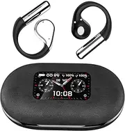 Fourmor Open-Ear Wireless Bluetooth Headset, Touch Color Screen, Bluetooth 5.4, Long Battery Life, IPX5 Waterproof, ENC Noise Reduction, DT3.0 Directional Sound Transmission