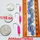 50 pack - 1/16oz - PINK - Yellowtail Snapper Jigs - Mustad Saltwater Hook