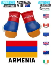 ARMENIAN FLAG / ARMENIA PRIDE Mini Boxing Gloves, SOUVENIR / ORNAMENT