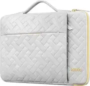 [Lacdo] 360° Protective 15-15.6 Inch Laptop Sleeve Case for Acer HP Dell ASUS Laptop, Acer Aspire 15, HP Pavilion/Envy 15, Dell Inspiron 15, ThinkPad/IdeaPad 15, ASUS Zenbook Computer Bag, Space Gray