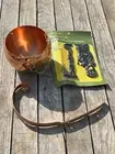 Coppercraft Guild Hanging Flower Pot 4” W/ Cast Iron Owl Swivel Hook
