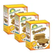 Kinnikinnick Gluten Free S'mores Graham Crackers Pack of 3 Vegan 8 Ounce