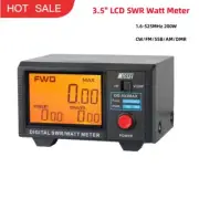 3.5-in NISSEI DG-503MAX SWR Meter CW/FM/SSB/AM/DMR Meter HF/VHF/UHF 1.6-525Mhz