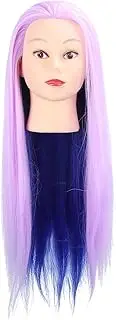 Mannequin Head Braiding Practice Hair Cutting Styling for Beauty School Students (High temperature wire)