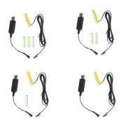 USB to LR03 AAA Can Replace AAA-4 AA 1.5V Batteries for