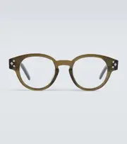 [Dior Eyewear] Dior Eyewear CD DiamondO R1I round glasses One size brown