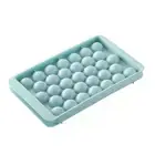3D Round Ice Cube Tray With Lid Plastic Diamond Style Ice Mold Spherical Moulds