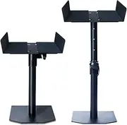 Speaker Stand can Be Expanded 25-35cm Height Adjustable Sound Shelf Small Bookshelf Type Sound Stand Weighs Up to 22 Pounds-1 Pair (Color : B)